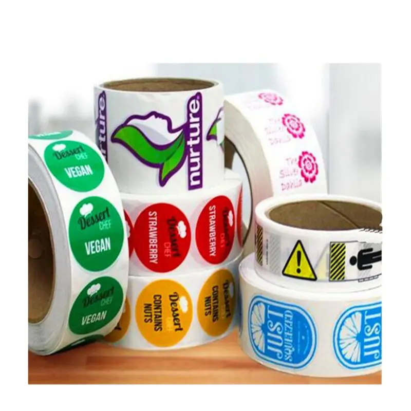 Ambalaj etiket üreticileri özel IML etiket renkli baskı su geçirmez plastik için kalıp etiket içinde plastik bardak baskı IML