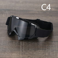 Vente en gros de lunettes de moto unisexes OEM personnalisées-Dirt Bike Motocross Ski coupe-vent protection UV jante complète plastique