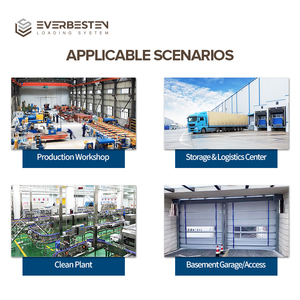 Porta Avvolgibile ad Alta Velocità EVERBESTEN in PVC con Design a Tenda Flessibile, Antivento e Rinforzata per Uso Industriale ed Esterno - Product Image 4