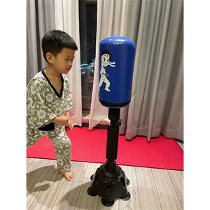 <span class=keywords><strong>Saco</strong></span> de <span class=keywords><strong>Boxeo</strong></span> Vertical para Niños, <span class=keywords><strong>Saco</strong></span> de <span class=keywords><strong>Boxeo</strong></span> con Base, para Taekwondo, Fitness, Sanda, con Bolsa - Product Image 3