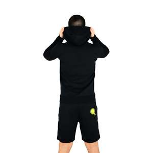 Men's Sweatshirt Black Zip Hoodie <b>Basketball</b> Style Sport <b>Wear</b> - Product Image 3