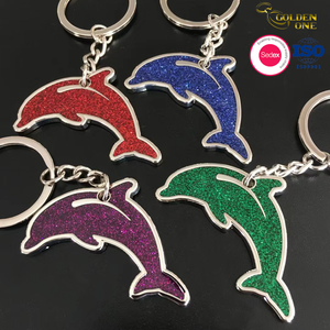 Hot Bán Tùy Chỉnh 3D Đầy Màu Sắc Giày Keyring Mềm Men Hình Dạng Động Vật Long Lanh Epoxy Phim Hoạt Hình Kim Loại Key Tag Cho Trẻ Em Phong Cách Thời Trang - Product Image 6