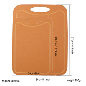 KITCHENCARE 2025 <span class=keywords><strong>Tabla</strong></span> <span class=keywords><strong>de</strong></span> cortar <span class=keywords><strong>de</strong></span> fibra <span class=keywords><strong>de</strong></span> madera compuesta personalizada - Product Image 5