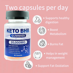 مكملات غذائية على شكل حلوى الكيتو + خل التفاح العضوي للتنحيف - Product Image 3