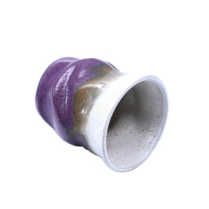 Ly cà phê gốm sứ kiểu Ả Rập cổ điển, làm bằng phương pháp nung, có nắp, thiết kế đơn giản, an toàn, chất liệu đá, dùng được cho đồ uống lạnh. - Product Image 3