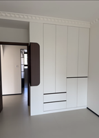 Armoire autoportante minimaliste moderne en bois massif, verrouillable, avec charnières à fermeture douce, durable, écologique, grande capacité, mobilier de maison