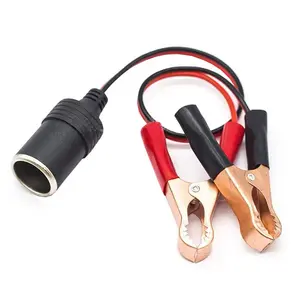 Universal car cigarette lighter socket car battery to DC socket