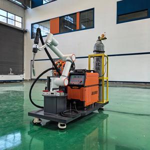 محطة لحام روبوتية أوتوماتيكية، ذراع لحام روبوتي صناعي لتصنيع الإطارات المعدنية - Product Image 4