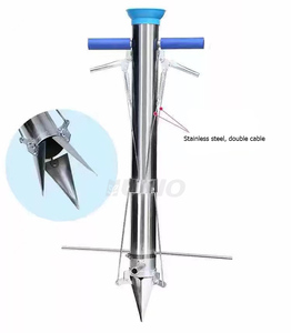 Machine de planteur de graines de légumes à la main multifonction à usage agricole/transplanteur manuel <span class=keywords><strong>en</strong></span> acier inoxydable planteur de seau de jardin - Product Image 5
