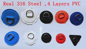 Parche adhesivo de PVC de acero 316, anillo en <span class=keywords><strong>D</strong></span> resistente para tabla de surf, Red de PVC para embalaje, tabla de paddle, barco, kayak - Product Image 2