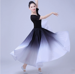 Robes de <span class=keywords><strong>danse</strong></span> <span class=keywords><strong>flamenco</strong></span> pour femmes, robes de scène, jupes de <span class=keywords><strong>danse</strong></span> à 360/540/720 degrés, costumes féminins, Vestido - Product Image 2