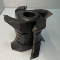 Pisau Pemotong Profil Setengah Lingkaran 2 Mata Pisau, Sudut Helix 25, Berlapis AlTiN, dari Paduan Tungsten Kobalt, Khusus untuk Industri Dirgantara RS Aerospace