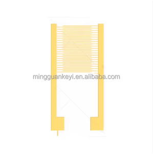 20x10 Mm, 50 Um lebar & jarak, 20 pasang PET fleksibel terintegrasi elektroda untuk elektronik dapat dipakai dan sensor Gas - Product Image 1