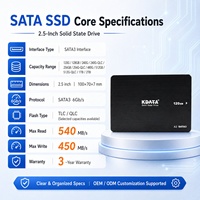 Unidad de Estado Sólido (SSD) Interna SATA 3.0 de 1 TB y 2.5 Pulgadas para Actualización de Portátiles y Computadoras de Escritorio con Velocidad de Lectura de 500 MB/s y Velocidad de Escritura de 400 MB/s