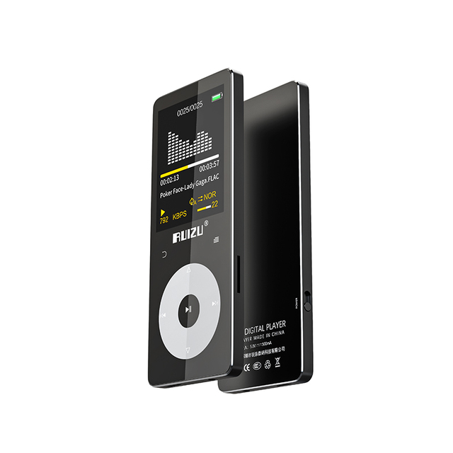 Custom Logo RUIZU X02B Hifi MP3 Modul for Outdoor Sports With Tft Screen Mp4 Songs Free Download MP3 Music Player