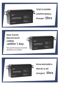 Paquete de Baterías LiFePO4 PBP LP15-12100 de 12V 100Ah con BMS Integrado, 6000 Ciclos, para Almacenamiento de Energía Solar en el Hogar - Product Image 2