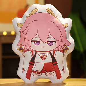 หมอนอะนิเมะน่ารัก Genshi ลดแรงกระแทกของมังงะ Xiao Zhongli arataki <span class=keywords><strong>itto</strong></span> Tartaglia หมอนตุ๊กตายัดไส้ของเล่น - Product Image 2