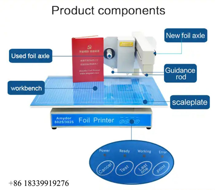 ZX-8025 Digital Gold Foil Printing Machine - Easy & Durable