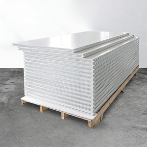 Panel Sándwich de Lana de Roca, Panel Sándwich Metálico Resistente al Fuego, Aislamiento y Decoración de <span class=keywords><strong>Paredes</strong></span> Exteriores, Panel Integrado - Product Image 6