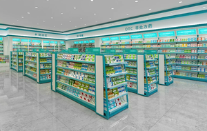 Étagères de pharmacie professionnelles, présentoirs à simple ou double face, écologiques, pour pharmacie, montage facile, multi-accessoires - Product Image 2
