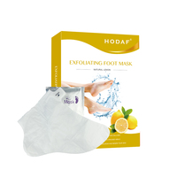 Chaussettes exfoliantes pour les pieds, masque pour les pieds, soin de la peau, élimination des callosités, blanchiment, vitamine citron, naturel, biologique, certifié CE ISO, OEM