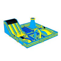 Meilleure vente Pvc gonflable eau aventure parcours d'obstacles plate-forme gonflable parc d'attractions
