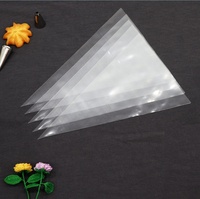 Bolsa de manga pastelera portátil, conjunto de herramientas de pastelería, molde Fondant, suministros de decoración de pasteles, plástico transparente, gran oferta