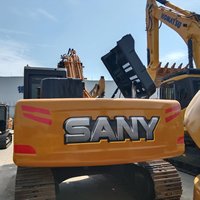 Excavatrice d'occasion fiable Sany SY215C Pro, seconde main, godet de 1,0 m, puissance de 129 kW, consommation de carburant économe pour matériaux en vrac