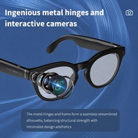 Gafas Inteligentes V03-T6, 32MP, Video 1200P, Traducción en Tiempo Real, Audio Hi-Fi Abierto, Modo Dual Inalámbrico Wi-Fi, Reconocimiento de Imágenes por IA, Voz