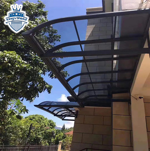 명확한 알루미늄 문 옥외 <span class=keywords><strong>diy</strong></span> 닫집 비 덮개 발코니 차일 - Product Image 5