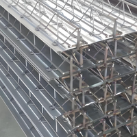 Système de treillis de plancher en acier personnalisable-Feuille de terrasse en métal galvanisé pour toiture