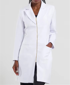<span class=keywords><strong>Batas</strong></span> <span class=keywords><strong>de</strong></span> <span class=keywords><strong>Laboratorio</strong></span> Médicas Blancas Antiarrugas al por Mayor para Esteticistas, Uniformes <span class=keywords><strong>de</strong></span> Hospital, 100% Algodón Tejido para Unisex - Product Image 2