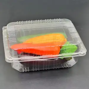 सस्ते प्लास्टिक के बोप्स क्लैमशेल फल पैकेजिंग बॉक्स फल कंटेनर बेकरी थर्मोफॉर्मिंग पैकेजिंग पैकेजिंग