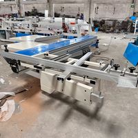 Scie à table verticale à glissière en bois avec fonction de réglage d'angle électrique et de levage pour matériaux de construction en panneaux, haute productivité