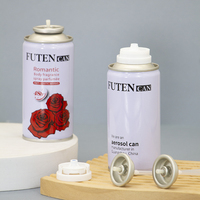 Vente en gros d'usine, logo personnalisé, boîtes de conserve aérosols vides, vaporisateurs d'assainisseur d'air, diamètre 65 mm, boîte de conserve en métal pour la maison, les soins infirmiers
