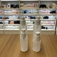 Flacon pompe airless rechargeable pour cosmétiques, 50ml, 80ml, 100ml, flacon pompe en plastique pour brume corporelle, 1oz, 30ml, flacon airless 18mm