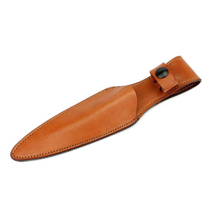 Best Selling Solid Color Genuine Cowhide Leather Knife Sheath Custom Made Best Price Leather Knife Sheath - Product Image 6