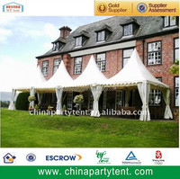 Chapiteaux transparents et tente pour fête de mariage en plein air tente de restaurant en plein air permanente tente de cadre 6X6m affaires en plein air
