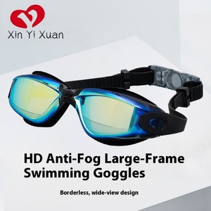 Gafas de Natación de Silicona Electrochapadas de Alta Definición, Impermeables, Antivaho, Modelo XF500, para Adultos, Hombres, Éxito de Ventas Transfronterizo - Product Image 3