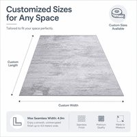 Tapis tissé Wilton de 13 mm d'épaisseur, tapis d'appoint en polypropylène 3D doux haute densité, double jacquard, taille personnalisable, OEM ODM, tapis pour la maison