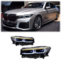 Faros Delanteros LED Láser para BMW Serie 7 G11 G12 2016-2018 12V Nuevos DRL con Señal de Giro Secuencial Plug-and-Play