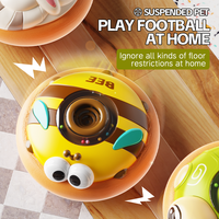 Ballon de football électrique flottant pour enfants, jouet de sport d'intérieur et d'extérieur, ballon de football électrique suspendu avec lumière LED