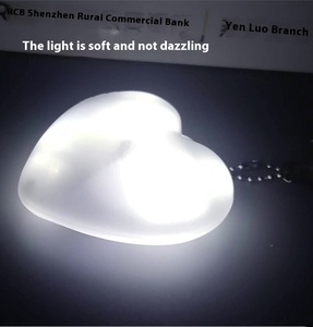 Wholesale Light Bag Lamp Purse Night with Keychain Clip Xmas Gifts Heart Round <b>Star</b> Shaped Touch Sensor for Women Smart Home - Product Image 2