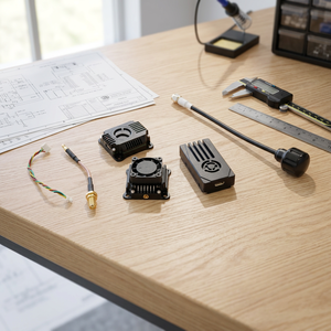 Mini VTX DIY 5.8G 48CH 2-8S avec entrée audio intelligente, gain automatique, microphone, faible émission de chaleur, transmetteur vidéo pour drone FPV Freestyle - Product Image 1