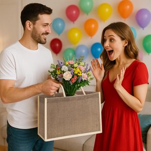 Factory Wholesale <strong>Custom</strong> <strong>Printed</strong> Logo Wedding Shopping Gift PE Filmed Interior <strong>Tote</strong> <strong>Bags</strong> Eco Reusable Gunny Burlap <strong>Jute</strong> <strong>Tote</strong> <strong>Bag</strong> - Product Image 5