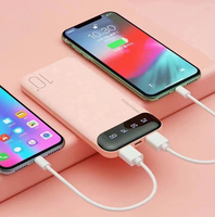 Chargeur Micro Énergie Portable à Vente Chaude, Batterie Externe pour Téléphone Mobile 8000 mAh, Batterie Externe Portable 10000 mAh