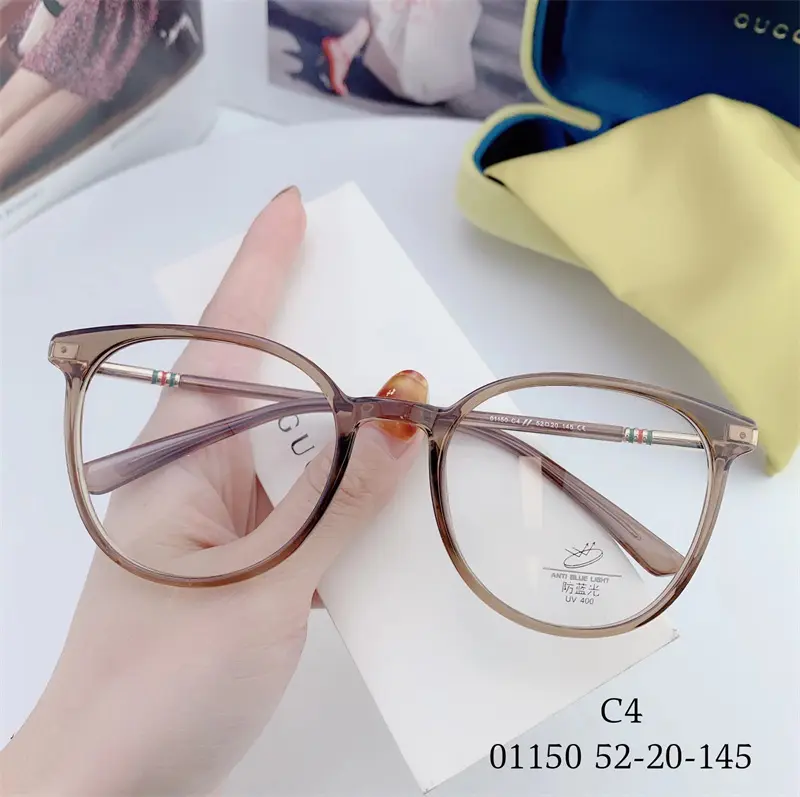 2022 Neueste Design Blue Ray Brille Anti Blue Light China Großhandel Optische Brillen Rahmen für Frauen