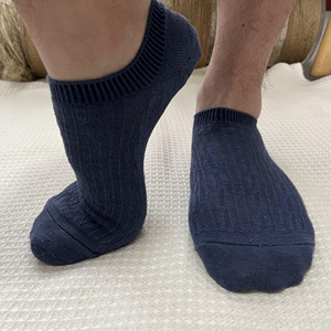 Chaussettes <span class=keywords><strong>en</strong></span> chanvre écologique, vente <span class=keywords><strong>en</strong></span> gros, conception à la mode du client, lien à la main, bout Anti-odeur, brossées, <span class=keywords><strong>bateau</strong></span> d'affaires naturel - Product Image 3