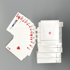 Nouvelle mise à niveau professionnelle usine personnalisé Double face quatre couleurs impression jeu de cartes à jouer en vrac <span class=keywords><strong>Poker</strong></span> - Product Image 1