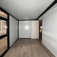 Maison préfabriquée moderne pliable et mobile de 20/40 pieds, 2 à 5 chambres, en vente, bureau extensible, cuisine, conteneur habitable
